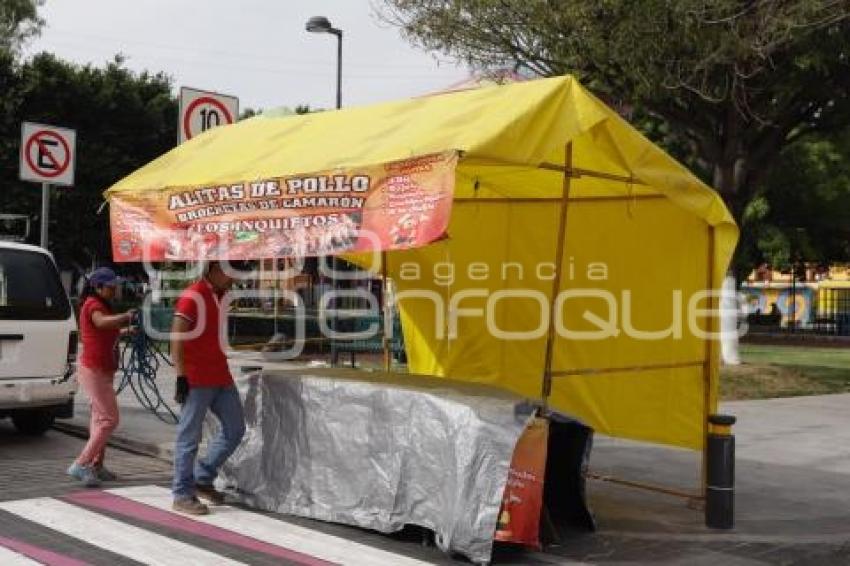 SAN ANDRÉS CHOLULA . INSTALACIÓN FERIA