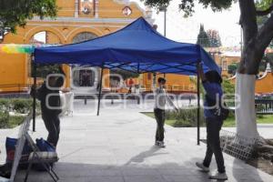 SAN ANDRÉS CHOLULA . INSTALACIÓN FERIA