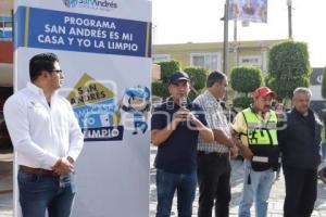 SAN ANDRÉS CHOLULA . PROGRAMA DE LIMPIEZA