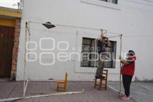 SAN ANDRÉS CHOLULA . INSTALACIÓN FERIA