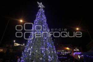 SAN ANDRÉS CHOLULA . ENCENDIDO ÁRBOL