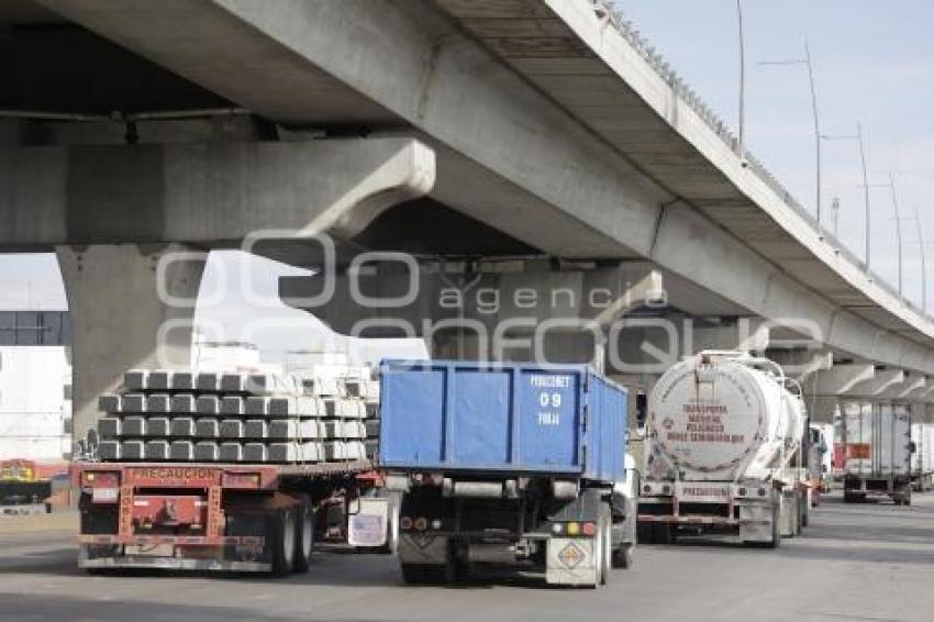 BLOQUEO AUTOPISTA MÉXICO-PUEBLA