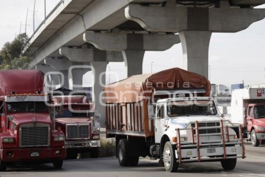 BLOQUEO AUTOPISTA MÉXICO-PUEBLA