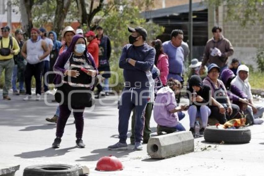 BLOQUEO AUTOPISTA MÉXICO-PUEBLA