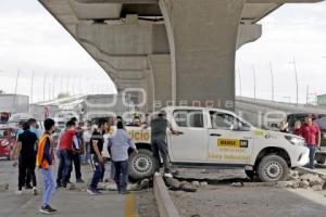 BLOQUEO AUTOPISTA MÉXICO-PUEBLA