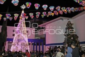 SAN ANDRÉS CHOLULA . ENCENDIDO ÁRBOL