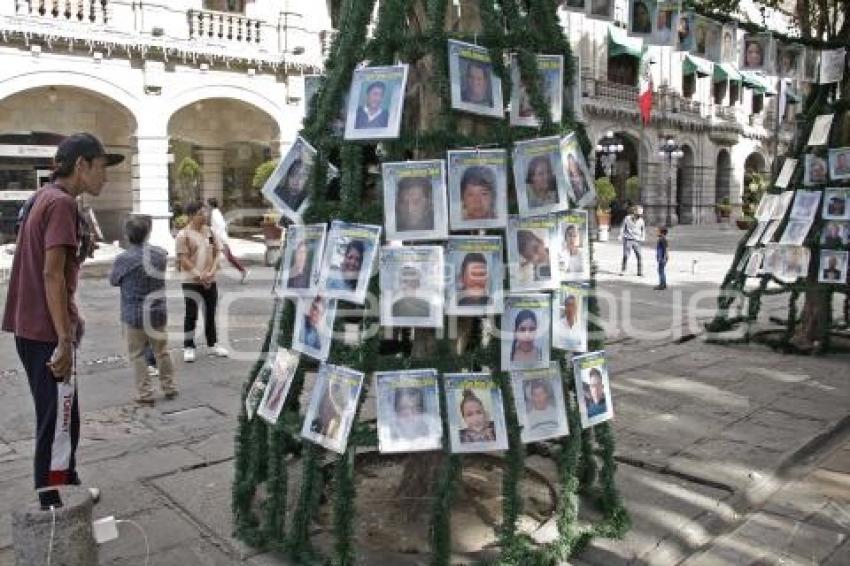 VOZ DE LOS DESAPARECIDOS . ÁRBOL DE NAVIDAD