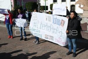 TLAXCALA . MANIFESTACIÓN CONGRESO