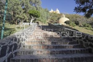 SAN ANDRÉS CHOLULA . ESCALINATA DEL POCITO