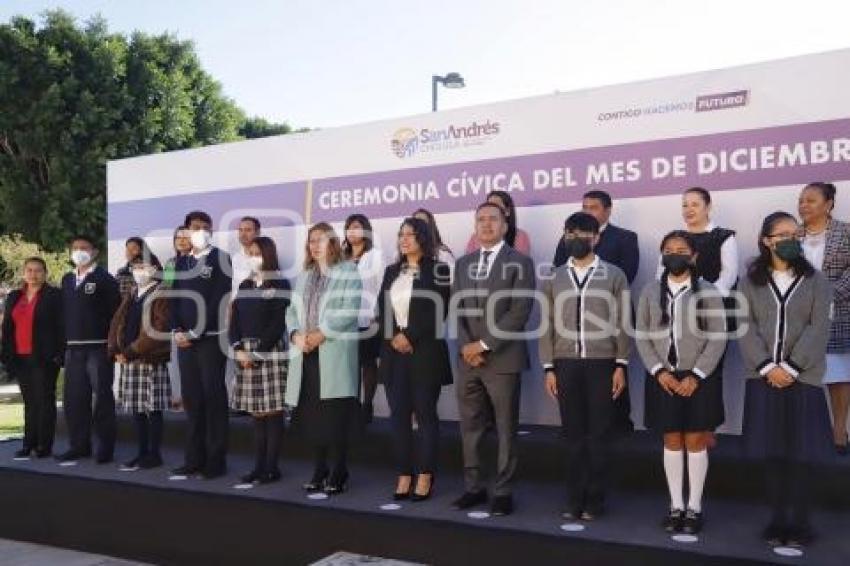 SAN ANDRÉS CHOLULA . CEREMONIA DICIEMBRE