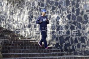 SAN ANDRÉS CHOLULA . ESCALINATA DEL POCITO