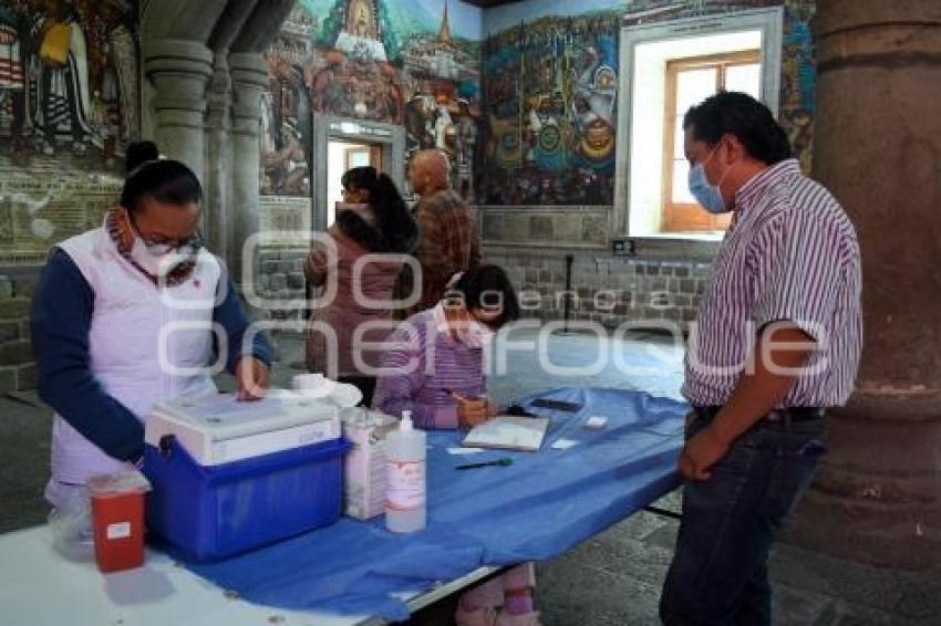 TLAXCALA . VACUNACIÓN INFLUENZA