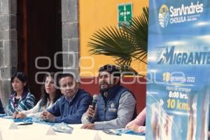 SAN ANDRÉS CHOLULA . CARRERA DEL MIGRANTE