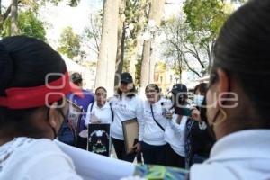 TLAXCALA. MANIFESTACIÓN FEMINISTAS