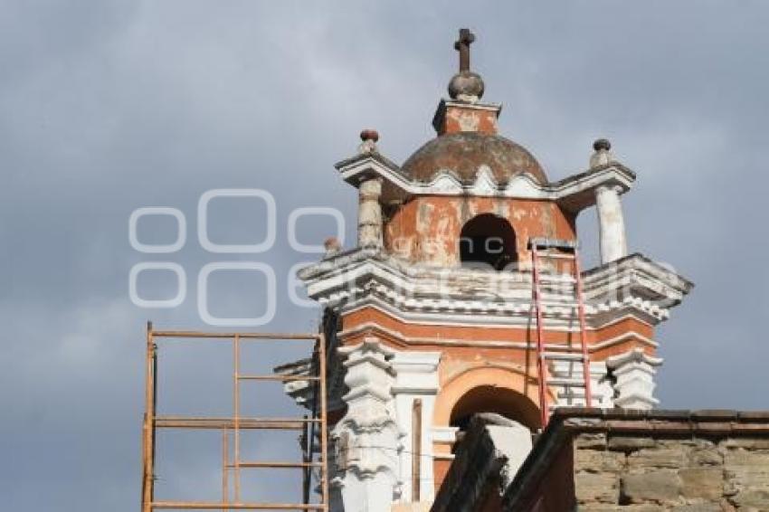 TLAXCALA . RESTAURACIÓN TEMPLO SAN DIEGO