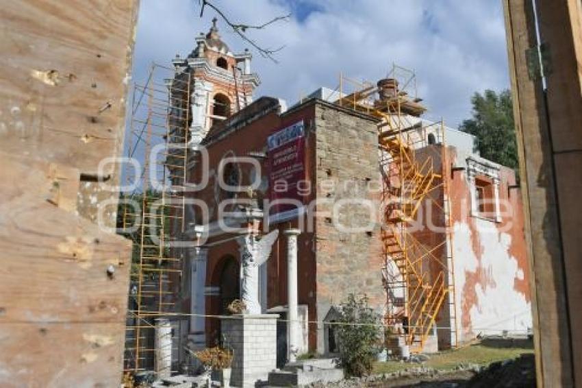 TLAXCALA . RESTAURACIÓN TEMPLO SAN DIEGO