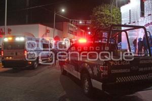 TLAXCALA . ACCIDENTE CON GRADA