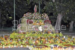 ATLIXCO . OFRENDA GUADALUPANA