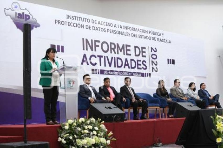 TLAXCALA . INFORME IAIP