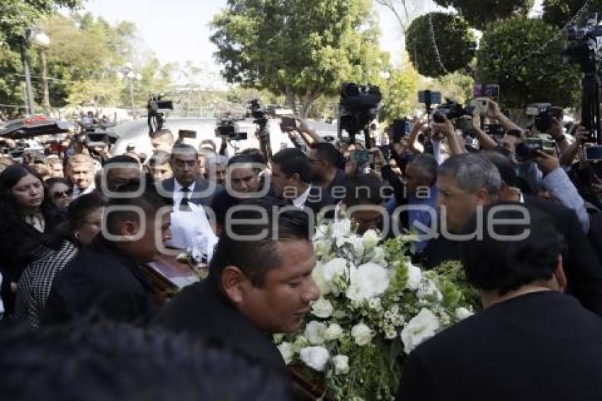 TEHUACÁN . FUNERAL MIGUEL BARBOSA