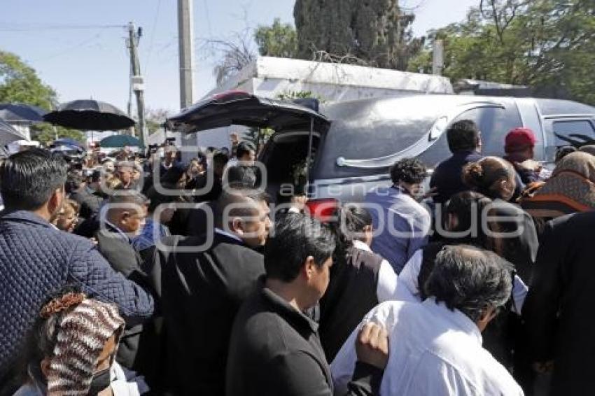 TEHUACÁN . FUNERAL MIGUEL BARBOSA