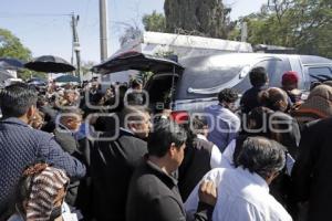 TEHUACÁN . FUNERAL MIGUEL BARBOSA