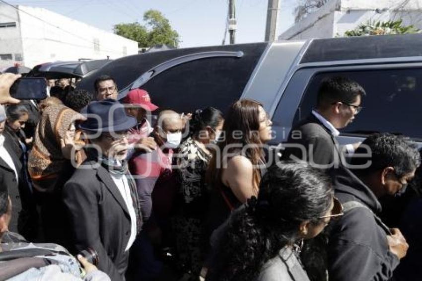 TEHUACÁN . FUNERAL MIGUEL BARBOSA