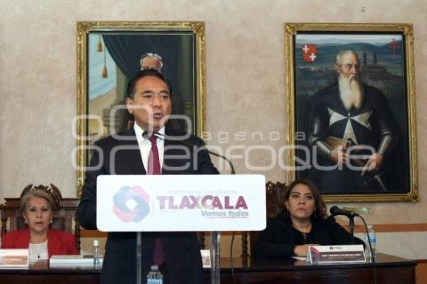 TLAXCALA . INFORME JORGE CORICHI