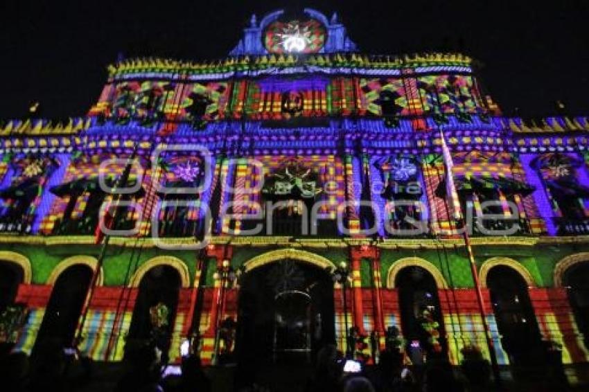 AYUNTAMIENTO . VIDEOMAPPING NAVIDEÑO