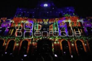 AYUNTAMIENTO . VIDEOMAPPING NAVIDEÑO