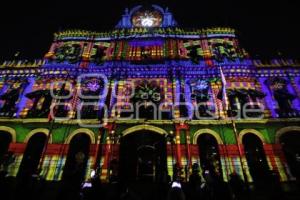 AYUNTAMIENTO . VIDEOMAPPING NAVIDEÑO