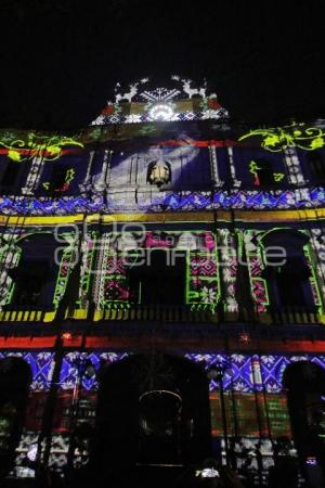 AYUNTAMIENTO . VIDEOMAPPING NAVIDEÑO