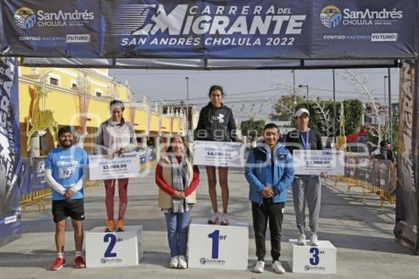 SAN ANDRÉS CHOLULA . CARRERA DEL MIGRANTE