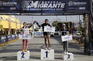 SAN ANDRÉS CHOLULA . CARRERA DEL MIGRANTE