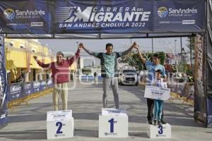 SAN ANDRÉS CHOLULA . CARRERA DEL MIGRANTE