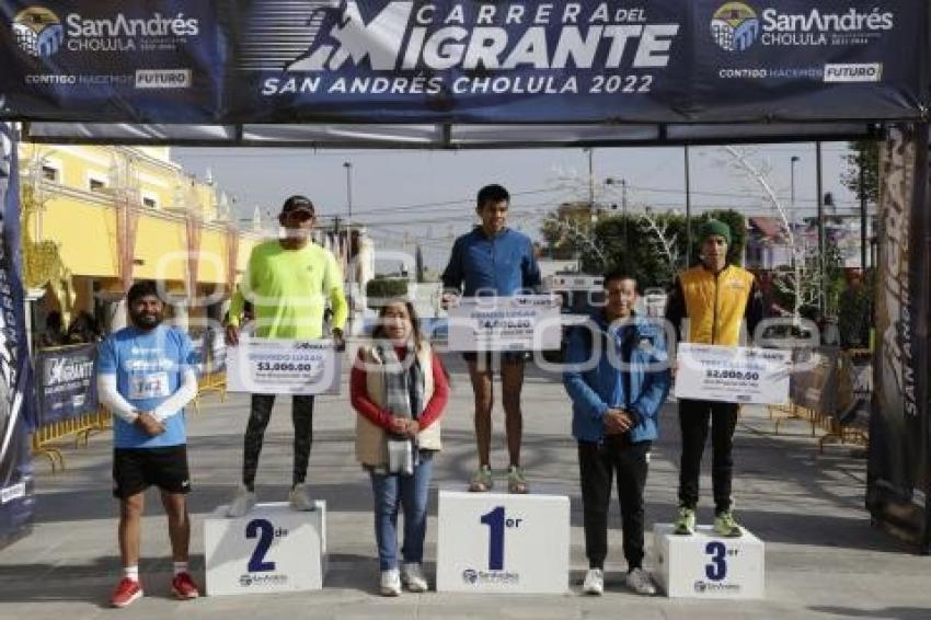 SAN ANDRÉS CHOLULA . CARRERA DEL MIGRANTE