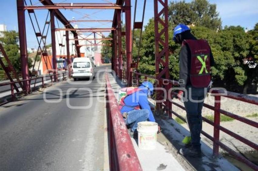 TLAXCALA . PUENTE ROJO