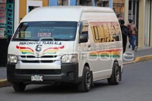 TLAXCALA . TRANSPORTE PÚBLICO