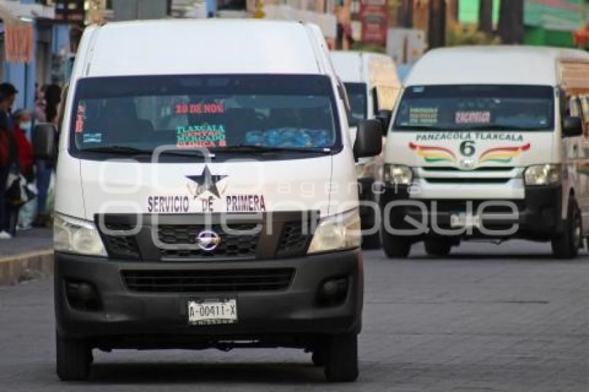 TLAXCALA . TRANSPORTE PÚBLICO