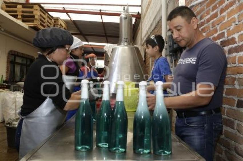 HUEJOTZINGO . ELABORACIÓN DE SIDRA