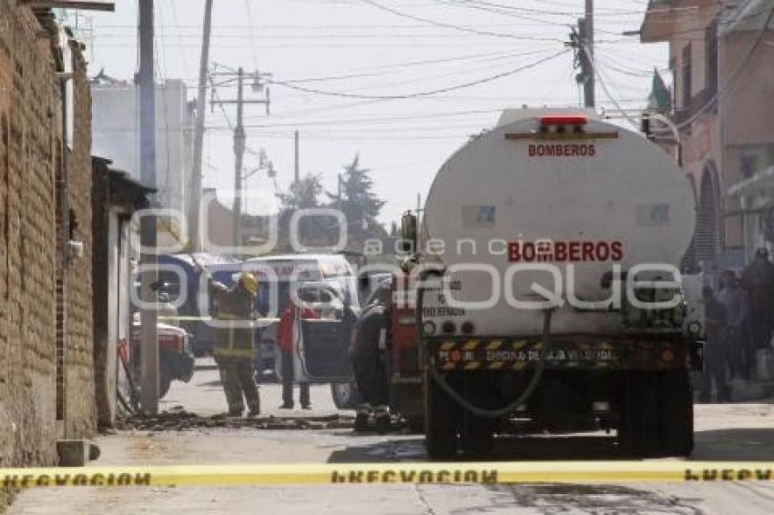 SAN FELIPE TEOTLANCINGO . INCENDIO