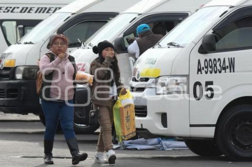 TLAXCALA . PRECIO TRANSPORTE PÚBLICO