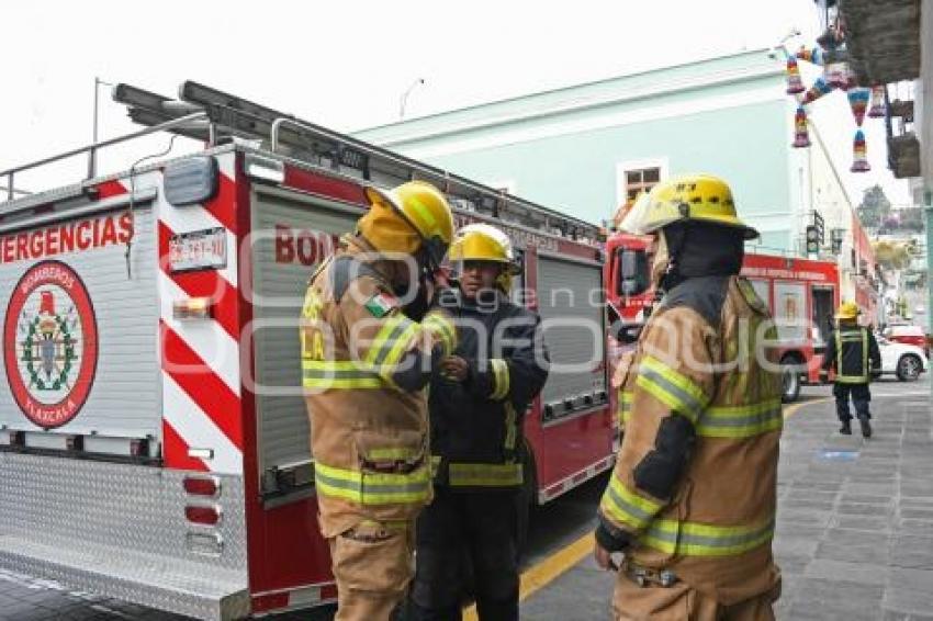 TLAXCALA . INCENDIO RESTAURANTE