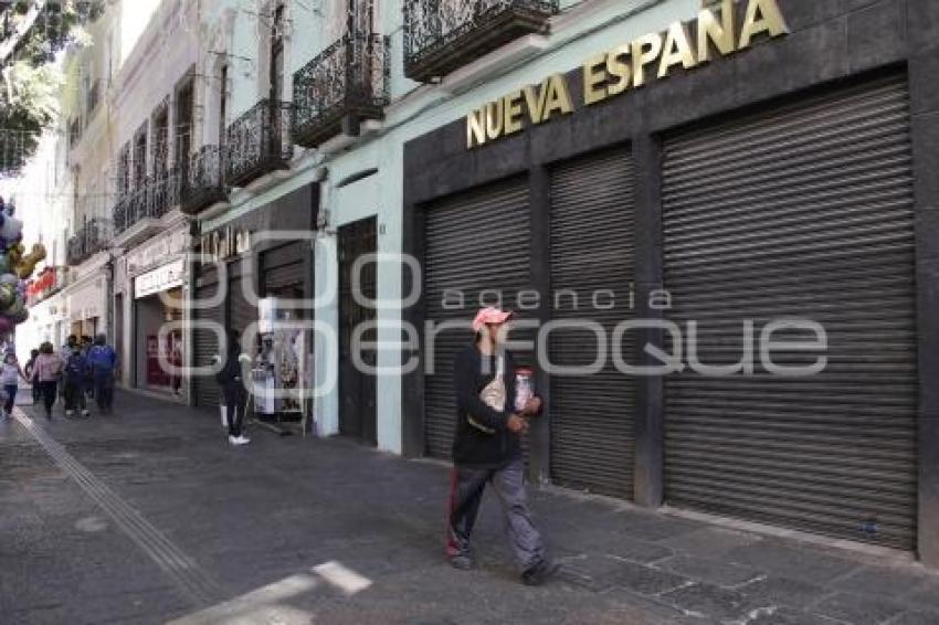 COMERCIOS CERRADOS