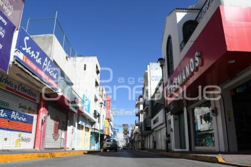 TLAXCALA . COMERCIOS CERRADOS