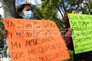 TLAXCALA . MANIFESTACIÓN ARTESANAS