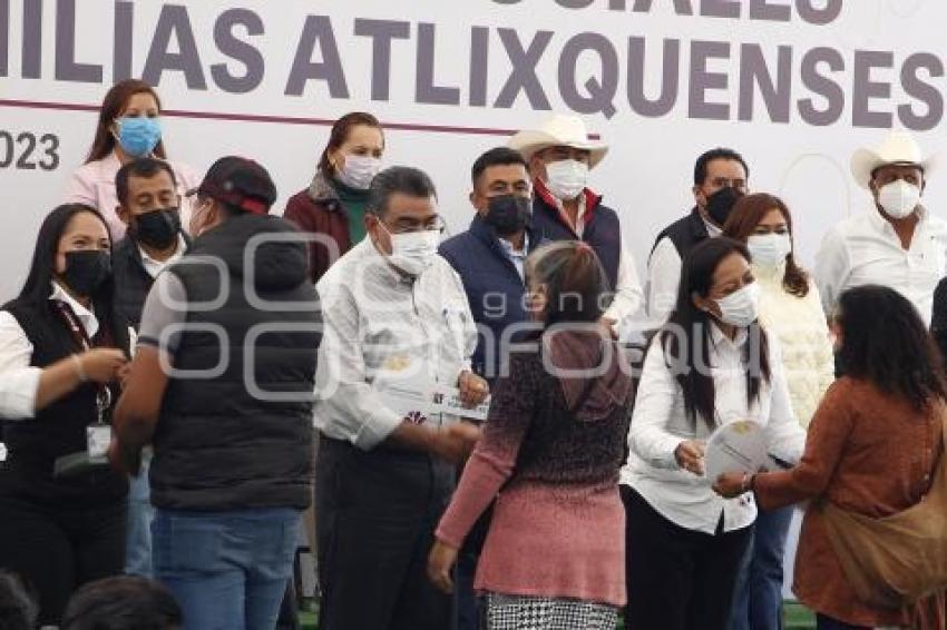 ATLIXCO . ENTREGA DE APOYOS