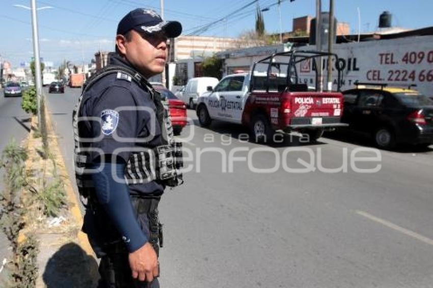 SEGURIDAD . BALEADO