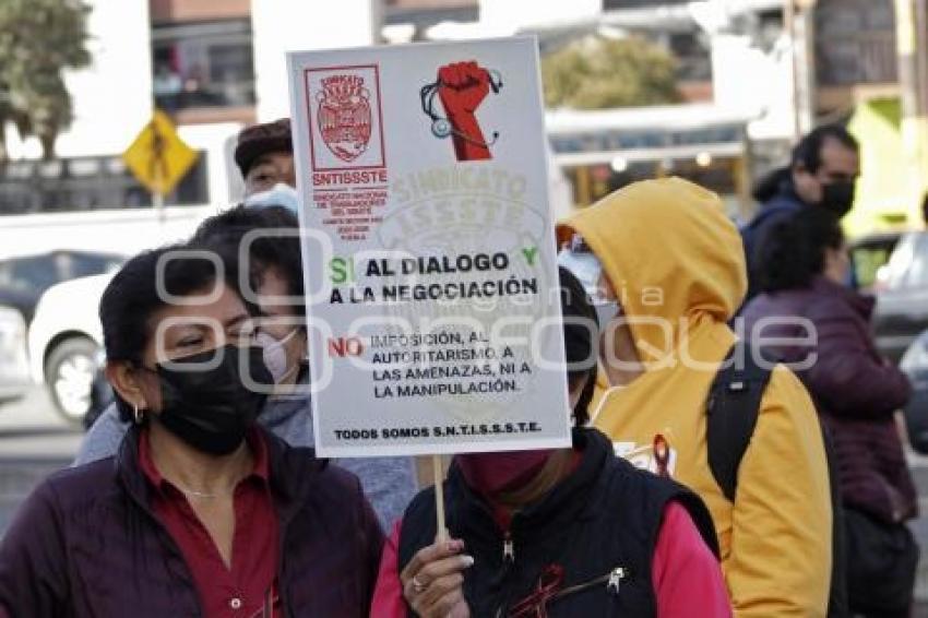 MANIFESTACIÓN ISSSTE