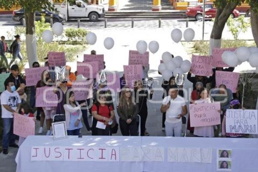 FEMINICIDIO MARU . PROTESTA